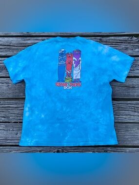 Mens L DGK X Otter Pops Blue Tie Dye Sea Otter Shortsleeve Graphic Tee Tshirt